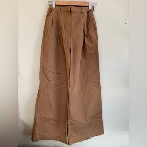 Abercrombie & Fitch Brown Wide-Leg Pants
